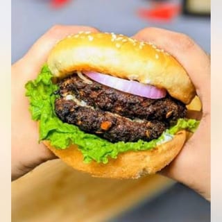 Mega Chapli Kebab Burger